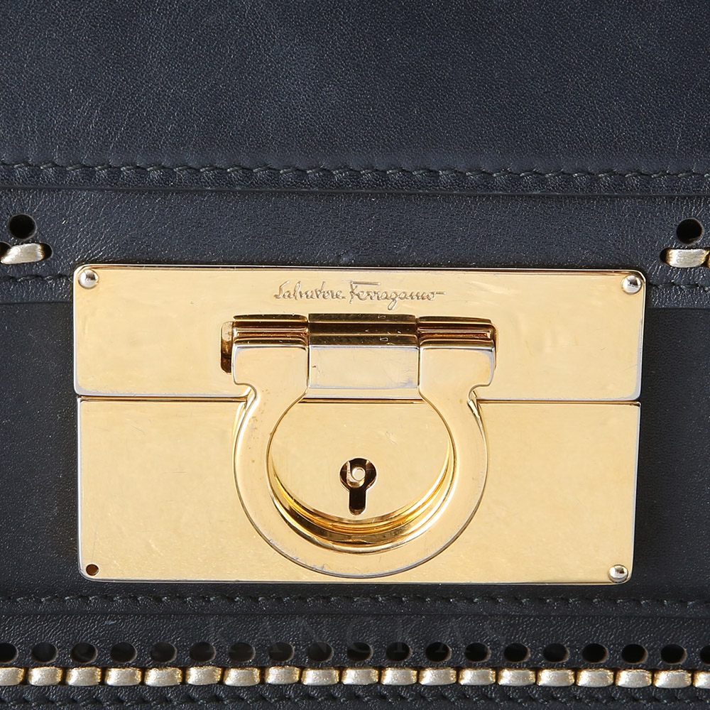 FERRAGAMO(USED)페레가모 간치니 숄더백
